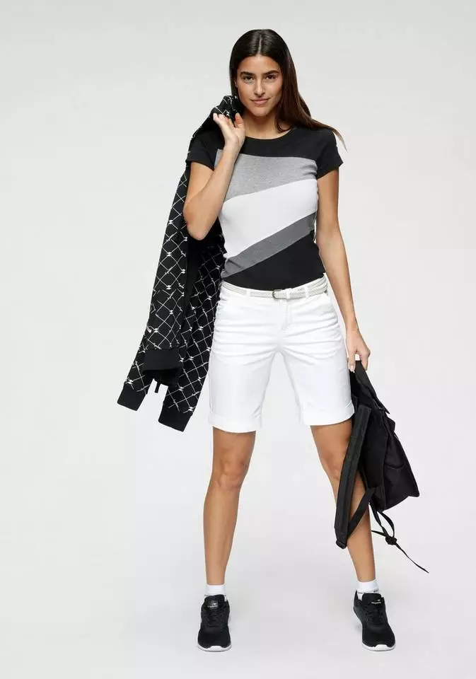 KangaROOS Kapuzensweatjacke mit modischen Logo-Allover-Druck Schwarz-weiß-bedruckt, Weiß-schwarz-bedruckt 4 KangaROOS Kapuzensweatjacke mit modischen Logo-Allover-Druck Schwarz-weiß-bedruckt, Weiß-schwarz-bedruckt – Bild 4