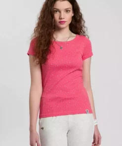 KangaROOS T-Shirt im Allover- oder mit Front-Druck Weiß, Marine-meliert, Koralle, Schwarz -KangaROOS Verkaufsladen c3d518b7 1fa7 5754 a1a7 6b3191b4d8e6