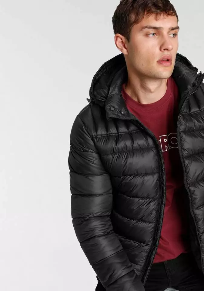 KangaROOS Steppjacke mit abnehmbarer Kapuze Schwarz, Gelb, Blau 3 KangaROOS Steppjacke mit abnehmbarer Kapuze Schwarz, Gelb, Blau – Bild 3