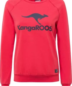KangaROOS Sweater mit großem Label-Print vorne Hellgrau-meliert, Blau, Weiß, Schwarz -KangaROOS Verkaufsladen c466408e 5c75 5735 b640 99ec19c40e34