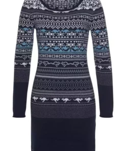 KangaROOS Strickkleid im kontrastreichen Norweger-Design Schwarz-weiß-gemustert, Blau-weiß-gemustert 11 KangaROOS Strickkleid im kontrastreichen Norweger-Design Schwarz-weiß-gemustert, Blau-weiß-gemustert -KangaROOS Verkaufsladen c4cdafec b196 5194 b92b 40548bde4176