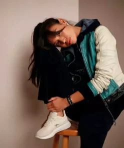 KangaROOS Lederjacke mit farbigen Streifendetails Schwarz-rot, Grün-offwhite -KangaROOS Verkaufsladen c6844513 e07c 5115 ad83 348ccc77fec3