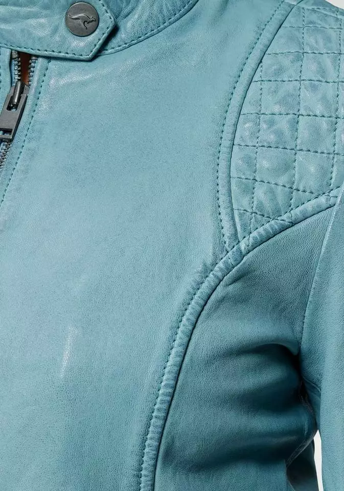 KangaROOS Lederjacke mit Ziersteppungen im sportlichem Biker-Style 5 KangaROOS Lederjacke mit Ziersteppungen im sportlichem Biker-Style – Bild 5