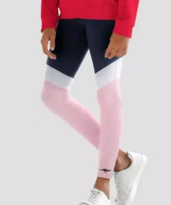KangaROOS Leggings mit schönen Kontrasteinsätzen