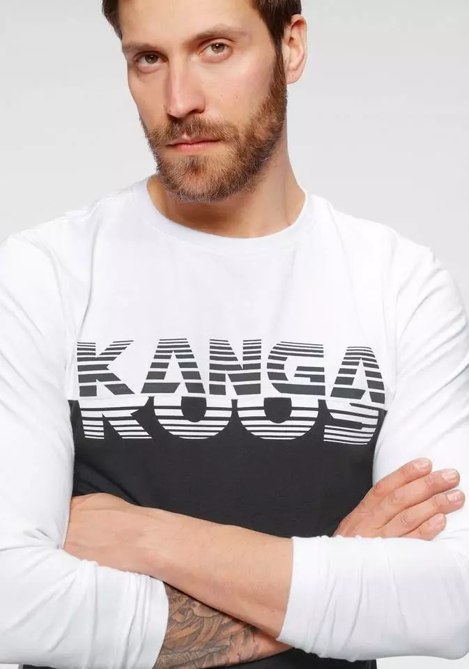 KangaROOS Langarmshirt mit Logofrontprint 3 KangaROOS Langarmshirt mit Logofrontprint – Bild 3