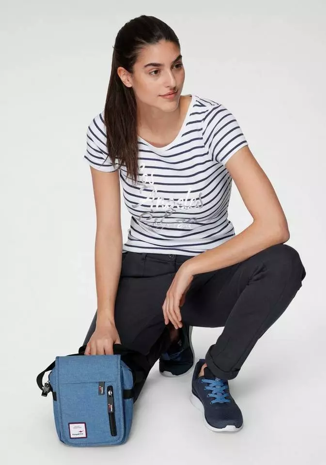 KangaROOS Bundfaltenhose mit Aufschlag am Saum Schwarz, Marine 12 KangaROOS Bundfaltenhose mit Aufschlag am Saum Schwarz, Marine – Bild 12