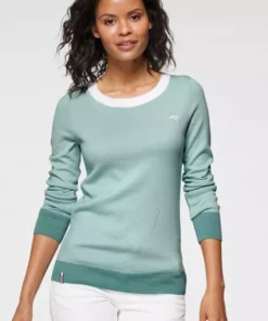 KangaROOS Rundhalspullover mit Knopfleiste hinten und Konstrast-Bündchen - NEUE KOLLEKTION Beige-hellgrau, Mint-weiß 15 KangaROOS Rundhalspullover mit Knopfleiste hinten und Konstrast-Bündchen - NEUE KOLLEKTION Beige-hellgrau, Mint-weiß -KangaROOS Verkaufsladen d01e8fe8 2bdc 5439 a6c4 b29647ed213a