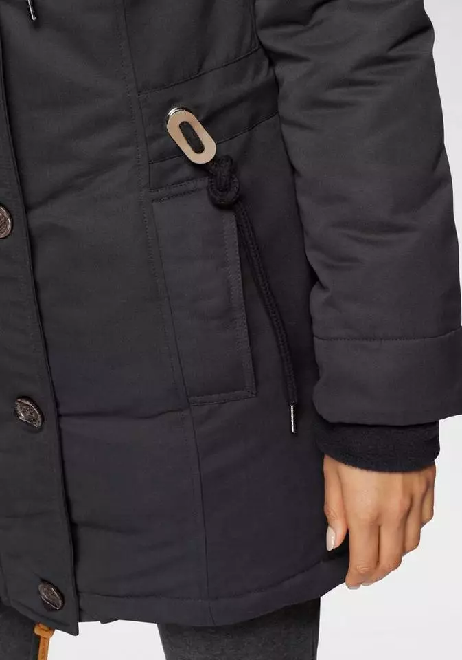 KangaROOS Winterjacke mit großen Knöpfen und dicker Kordel - NEUE KOLLEKTION Schwarz, Marine 4 KangaROOS Winterjacke mit großen Knöpfen und dicker Kordel - NEUE KOLLEKTION Schwarz, Marine – Bild 4
