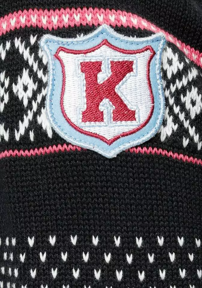 KangaROOS Strickkleid mit Norweger-Muster Schwarz-weiß, Blau-gemustert, Grau-meliert-gemustert-rosa 7 KangaROOS Strickkleid mit Norweger-Muster Schwarz-weiß, Blau-gemustert, Grau-meliert-gemustert-rosa – Bild 7