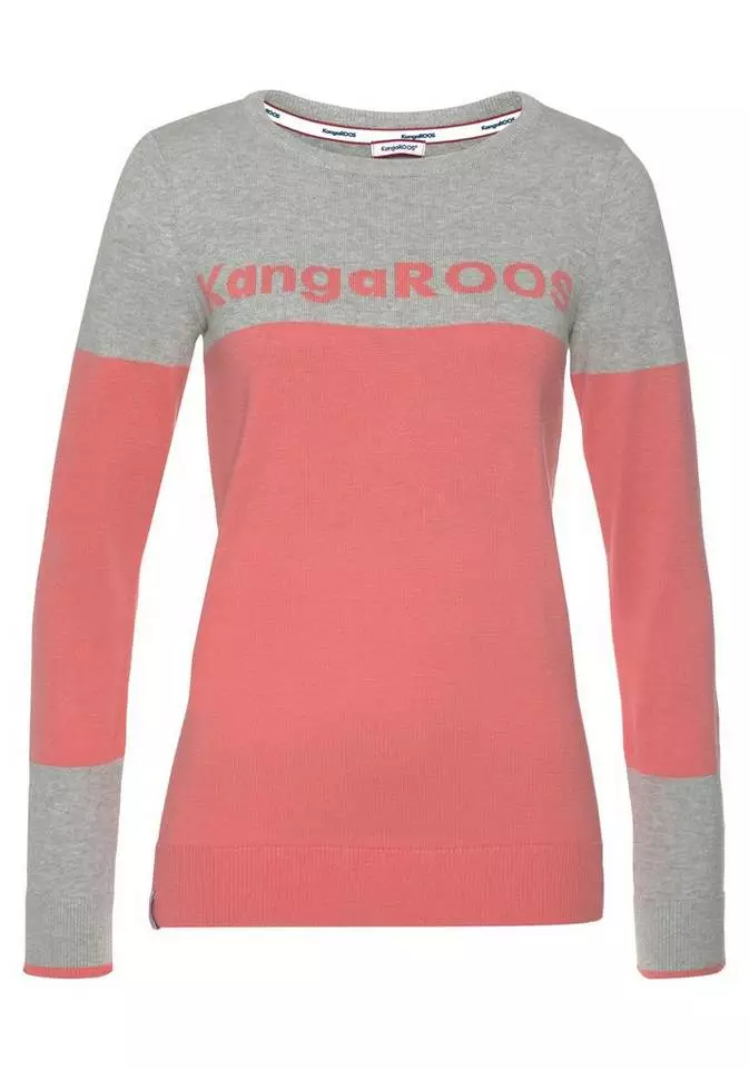 KangaROOS Rundhalspullover mit Colour-Blocking und großem Logo-Schriftzug - NEUE KOLLEKTION 5 KangaROOS Rundhalspullover mit Colour-Blocking und großem Logo-Schriftzug - NEUE KOLLEKTION – Bild 5