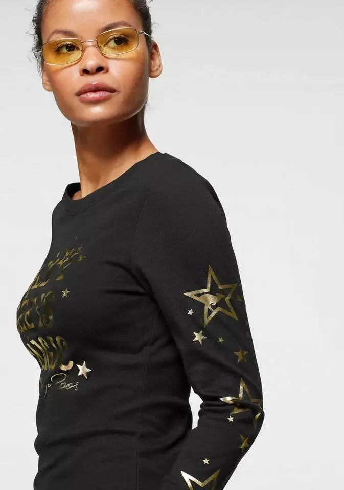KangaROOS Langarmshirt mit goldschimmernem Sternen-Druck - NEUE KOLLEKTION 4 KangaROOS Langarmshirt mit goldschimmernem Sternen-Druck - NEUE KOLLEKTION – Bild 4