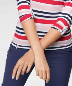 KangaROOS Langarmshirt im tollen Streifen-Design und Logo-Druck - NEUE KOLLEKTION Marine-petrol-coral-weiß, Rot-rosa-marine-weiß -KangaROOS Verkaufsladen d6fe9d11 1b7d 5af1 b9ff 6faf9f54155d