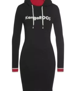KangaROOS Strickkleid mit Kapuze und eingesticktem Markennamen - NEUE KOLLEKTION -KangaROOS Verkaufsladen d70af566 8b25 57f9 a9a4 dc2ab9968b28