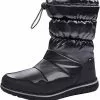 KangaROOS »K-Wowi Coll ROOSTEX« Winterstiefel Schwarz, Silberfarben