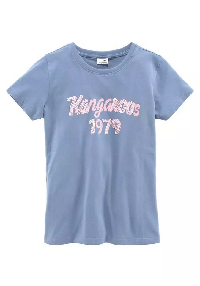 KangaROOS T-Shirt mit Pailletten 2 KangaROOS T-Shirt mit Pailletten – Bild 2