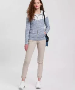 KangaROOS Kapuzensweatjacke mit Colourblocking im Uni-Alloverdruck-Mix - NEUE KOLLEKTION Ecru-meliert, Blau, Marine-rosa -KangaROOS Verkaufsladen daf83542 3b3f 5d70 a8f4 184275eea986