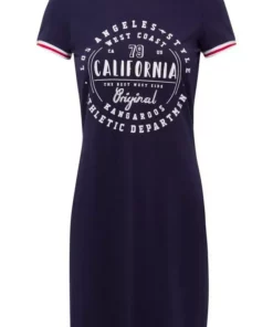 KangaROOS Jerseykleid mit Glitzer-Print vorne Schwarz, Marine -KangaROOS Verkaufsladen dafc0317 b0b9 5173 9d31 959010b3e593