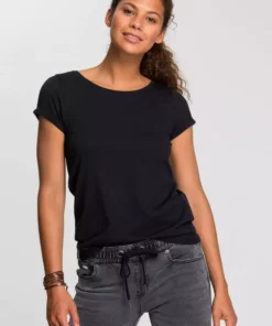 KangaROOS T-Shirt mit süßem aufgekrempleten Ärmalsaum Weiß, Rosa, Marine, Schwarz -KangaROOS Verkaufsladen dd1fa118 020c 55a7 99af b0048bb36cce