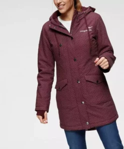 KangaROOS Funktionsparka im modischen Pünktchen-Print Bordeaux-mauve-gepunktet, Marine-weiß-gepunktet, Khaki-grau-gepunktet, Schwarz-weiß-gepunktet -KangaROOS Verkaufsladen de241113 c0cb 54cf 9dfa 4c60498e6c2a