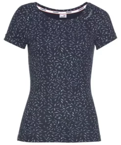 KangaROOS T-Shirt mit tollem filigranem Allover-Druck - NEUE KOLLEKTION Marine-hellblau, Weiß-pink -KangaROOS Verkaufsladen de3da44d e549 5876 a2b9 773eb914bd25