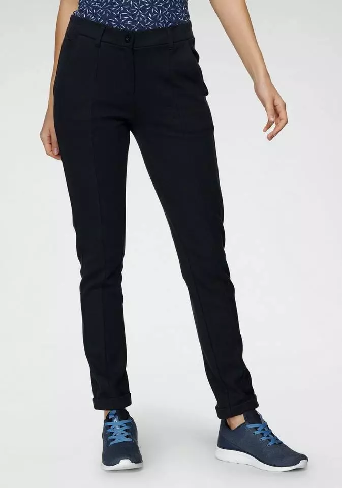 KangaROOS Bundfaltenhose mit Aufschlag am Saum Schwarz, Marine 10 KangaROOS Bundfaltenhose mit Aufschlag am Saum Schwarz, Marine – Bild 10