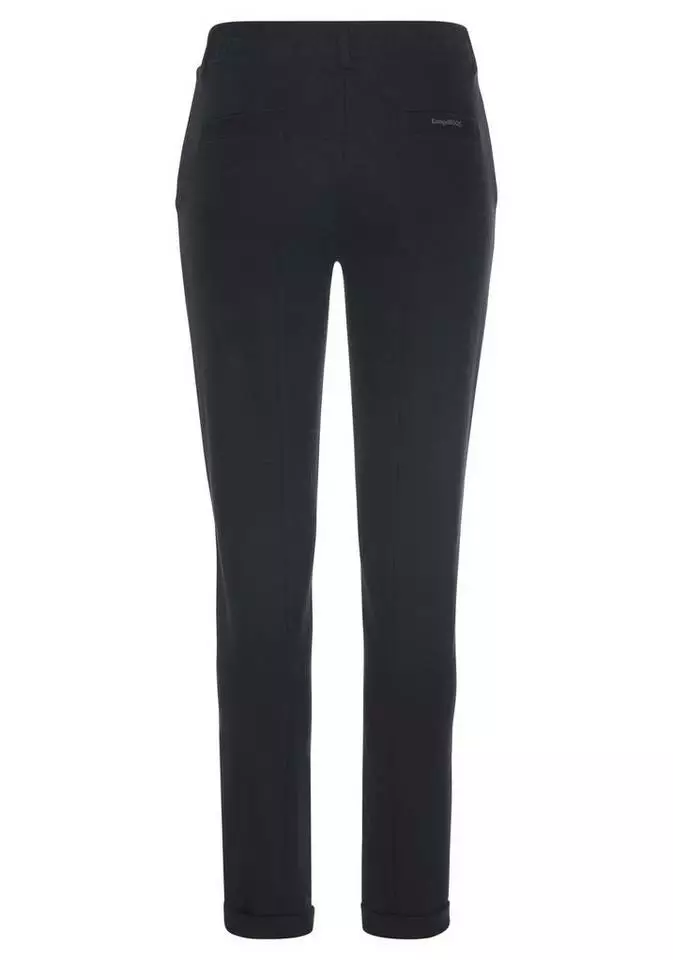 KangaROOS Bundfaltenhose mit Aufschlag am Saum Schwarz, Marine 7 KangaROOS Bundfaltenhose mit Aufschlag am Saum Schwarz, Marine – Bild 7