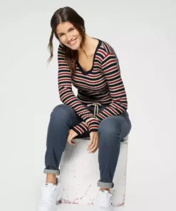 KangaROOS Strickpullover im aktuellen Ringelstreifen Pink-rosa-gestreift, Marine-bordeaux-gestreift, Grün-blau-gestreift -KangaROOS Verkaufsladen dfd9eda2 00c7 5282 abfb d308398f63b7 1