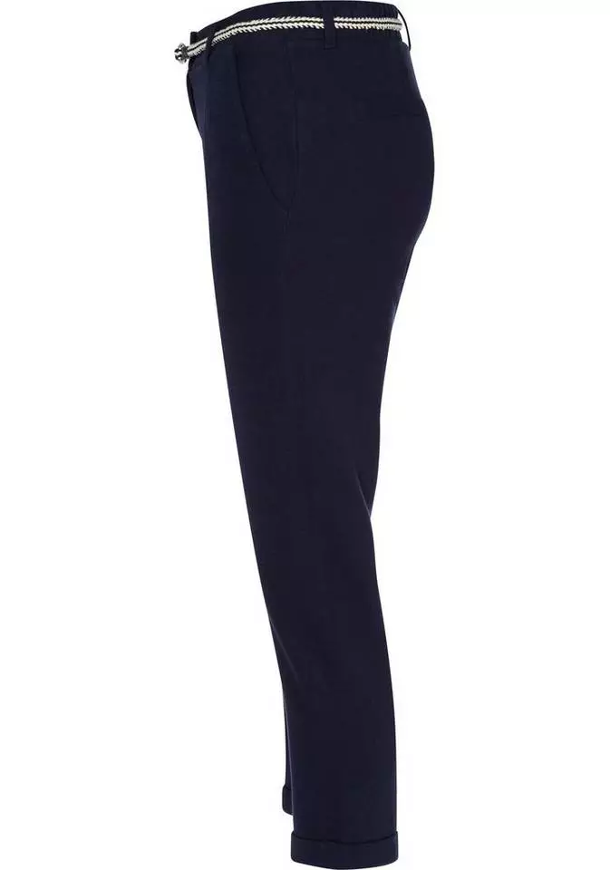 KangaROOS 7/8-Hose Jogginghose im konfektionierten Stil inklusive Gürtel - NEUE KOLLEKTION Weiß, Marine 6 KangaROOS 7/8-Hose Jogginghose im konfektionierten Stil inklusive Gürtel - NEUE KOLLEKTION Weiß, Marine – Bild 6