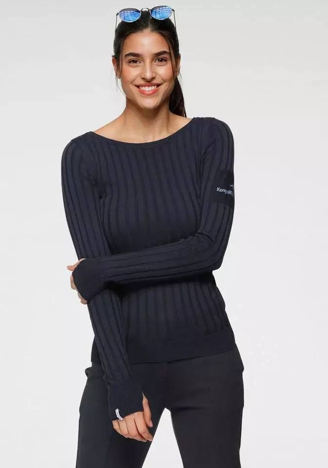 KangaROOS Rundhalspullover in vielen verschiedenen Farben - NEUE KOLLEKTION Graugrün, Marine, Rostbraun, Schwarz 8 KangaROOS Rundhalspullover in vielen verschiedenen Farben - NEUE KOLLEKTION Graugrün, Marine, Rostbraun, Schwarz – Bild 8