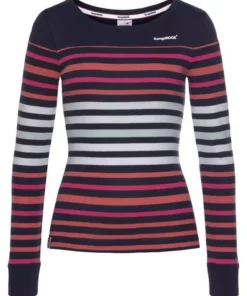 KangaROOS Langarmshirt mit Steifen im tollen Farbverlauf -KangaROOS Verkaufsladen e3cdb2da b6b2 53e0 b455 fad17df004b9