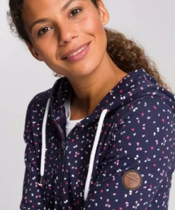 KangaROOS Kapuzensweatjacke mit sportlichem Minimal-Print Mittelblau, Ecru-meliert, Schwarz, Marine -KangaROOS Verkaufsladen e8002b0a eca4 59f5 90d0 e08f4a0c0998