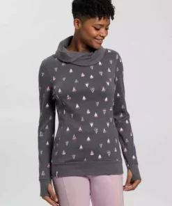 KangaROOS Sweatshirt mit wärmendem Schlauchkragen und Allover-Print Anthrazit-meliert, Ecru-meliert, Himbeere-gemustert 14 KangaROOS Sweatshirt mit wärmendem Schlauchkragen und Allover-Print Anthrazit-meliert, Ecru-meliert, Himbeere-gemustert -KangaROOS Verkaufsladen e8047597 f258 5e72 b9ef 11fd95db58e0