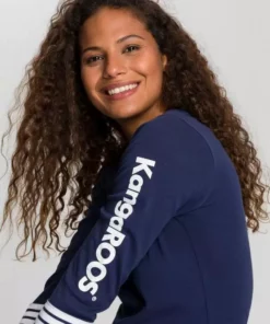 KangaROOS 3/4-Arm-Shirt mit großem Markenschriftzug am Arm Weiß-blau, Schwarz-weiß, Marine-weiß 10 KangaROOS 3/4-Arm-Shirt mit großem Markenschriftzug am Arm Weiß-blau, Schwarz-weiß, Marine-weiß -KangaROOS Verkaufsladen ea3813ae c3e8 5779 909b ff301014b41d