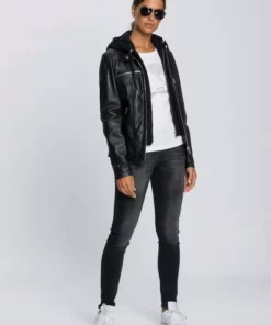 KangaROOS Lederjacke im Biker-Look mit abnehmbaren Sweateinsatz - NEUE KOLLEKTION Lindgrün, Schwarz, Ecru -KangaROOS Verkaufsladen ebdcd95e 0299 541a a51e 515f4f92ec4a 1