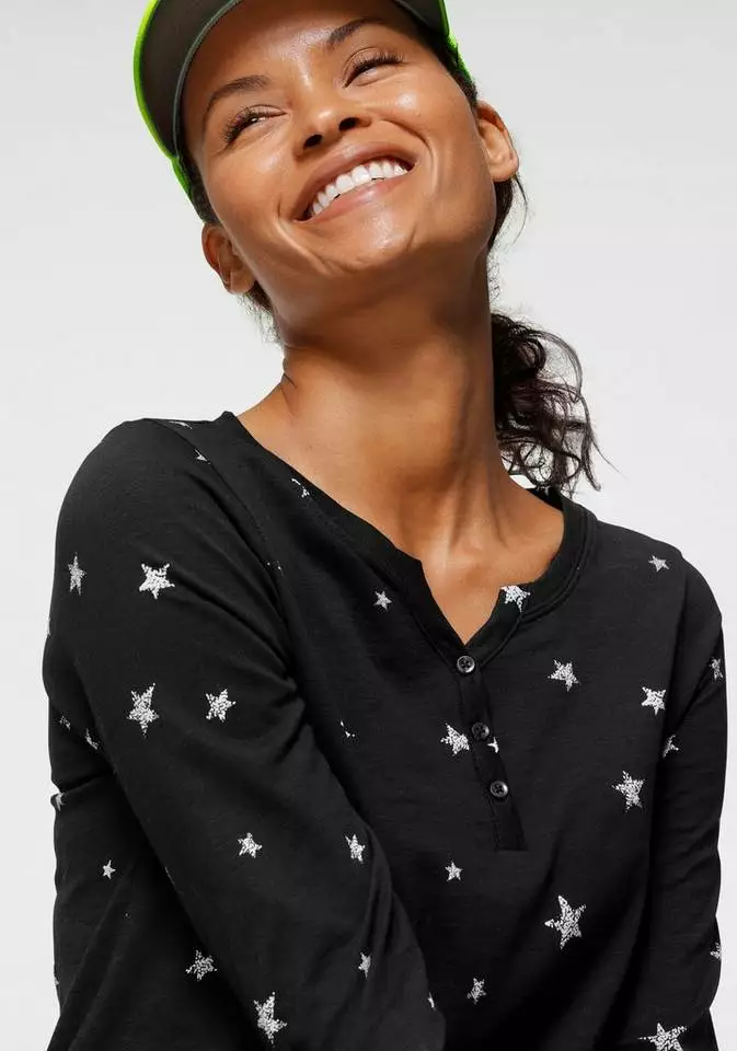 KangaROOS Langarmshirt mit Allover-Print 3 KangaROOS Langarmshirt mit Allover-Print – Bild 3