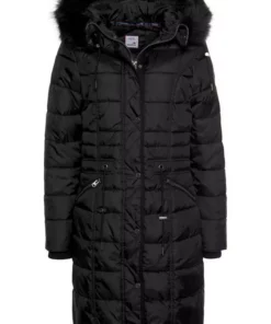 KangaROOS Steppjacke mit kuscheligem, abnehmbarem Fellimitat-Kragen an der Kapuze Graublau, Grün, Schwarz, Rosa -KangaROOS Verkaufsladen f0e01adc e14c 5bd5 9305 d3d48fa29fc1