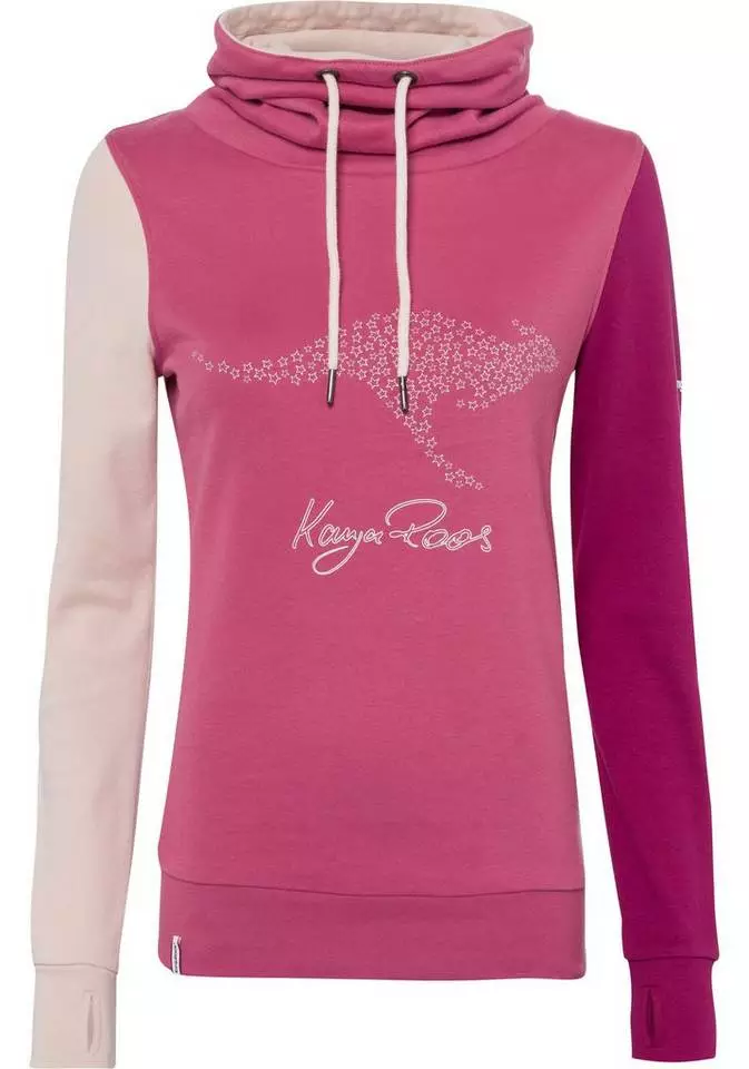 KangaROOS Sweatshirt mit kontrastfarbenen Ärmeln im neuen Colour-Blocking-Design - NEUE KOLLEKTION Weiß-schwarz-hellgrau, Beere 5 KangaROOS Sweatshirt mit kontrastfarbenen Ärmeln im neuen Colour-Blocking-Design - NEUE KOLLEKTION Weiß-schwarz-hellgrau, Beere – Bild 5
