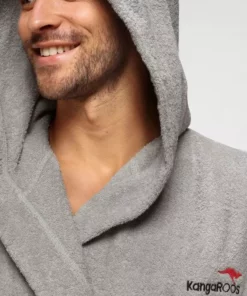 Unisex-Bademantel »Cassidy«, KangaROOS, mit Logostickerei Türkis, Blau, Schwarz, Weiß -KangaROOS Verkaufsladen f200beec de48 540f 9f4a 993fd33a7162