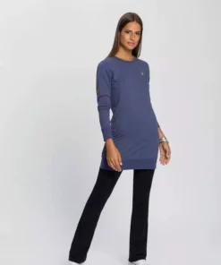 KangaROOS Longsweatshirt mit silver-foil-logo-print auf der Brust - NEUE KOLLEKTION Schwarz, Blau-meliert, Mauve-meliert -KangaROOS Verkaufsladen f30cfb2b 35f1 5862 9307 3402e3ae2d47