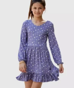 KangaROOS Jerseykleid mit V-Ausschnitt