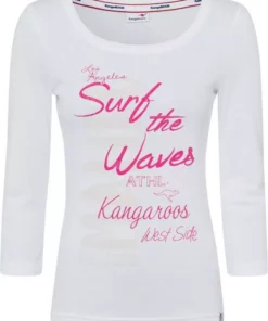 KangaROOS 3/4-Arm-Shirt mit auffälligen Schriftzügen Hellgrau-meliert, Marine, Weiß, Pink 21 KangaROOS 3/4-Arm-Shirt mit auffälligen Schriftzügen Hellgrau-meliert, Marine, Weiß, Pink -KangaROOS Verkaufsladen f4ba9070 fc11 59c7 8057 89b54706aea4