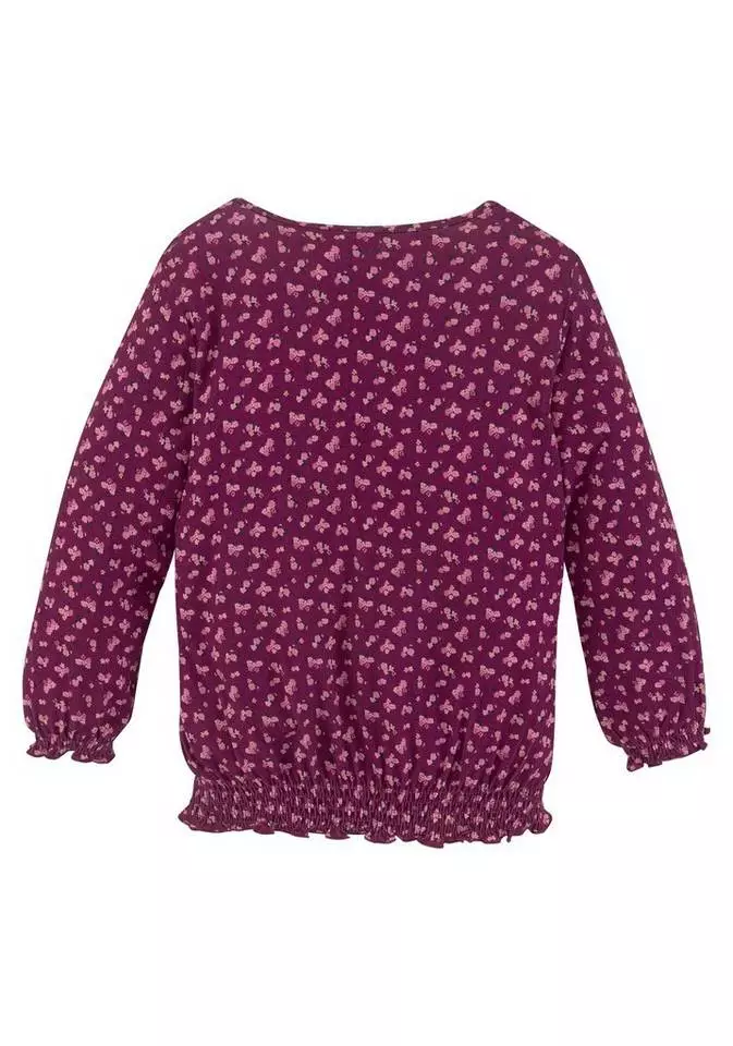 KangaROOS 3/4-Arm-Shirt mit gesmoktem Saumbündchen 3 KangaROOS 3/4-Arm-Shirt mit gesmoktem Saumbündchen – Bild 3