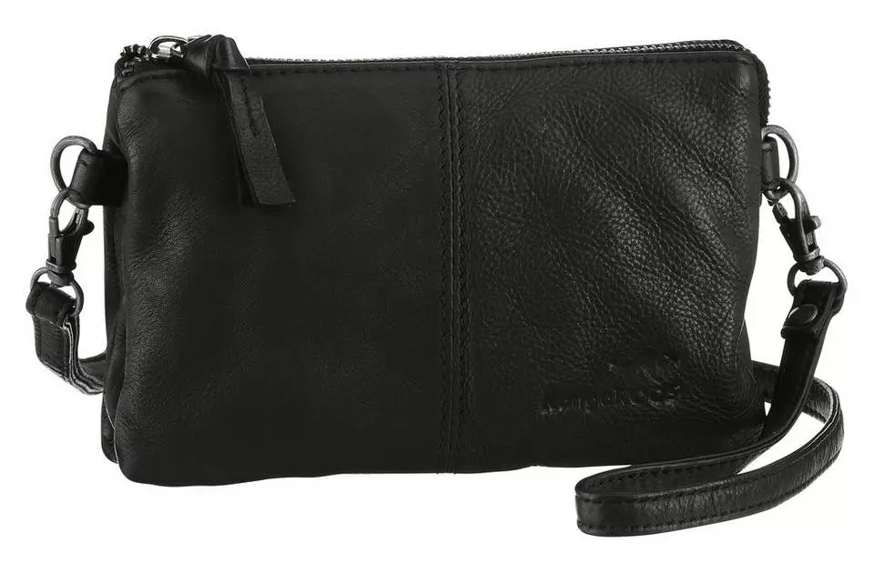 KangaROOS Umhängetasche »Amber«, aus weichem Leder im kleinen Format Ocker-gelb, Cognac, Schwarz 1 KangaROOS Umhängetasche »Amber«, aus weichem Leder im kleinen Format Ocker-gelb, Cognac, Schwarz