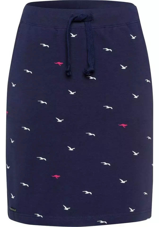 KangaROOS Minirock mit Minimal-Print von Vögeln oder süßen Herzen Rosa, Schwarz-weiß, Anthrazit-meliert, Marine-weiß 5 KangaROOS Minirock mit Minimal-Print von Vögeln oder süßen Herzen Rosa, Schwarz-weiß, Anthrazit-meliert, Marine-weiß – Bild 5