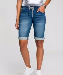 KangaROOS Jogg-Bermudas mit Gummibund und Kontrastkordel