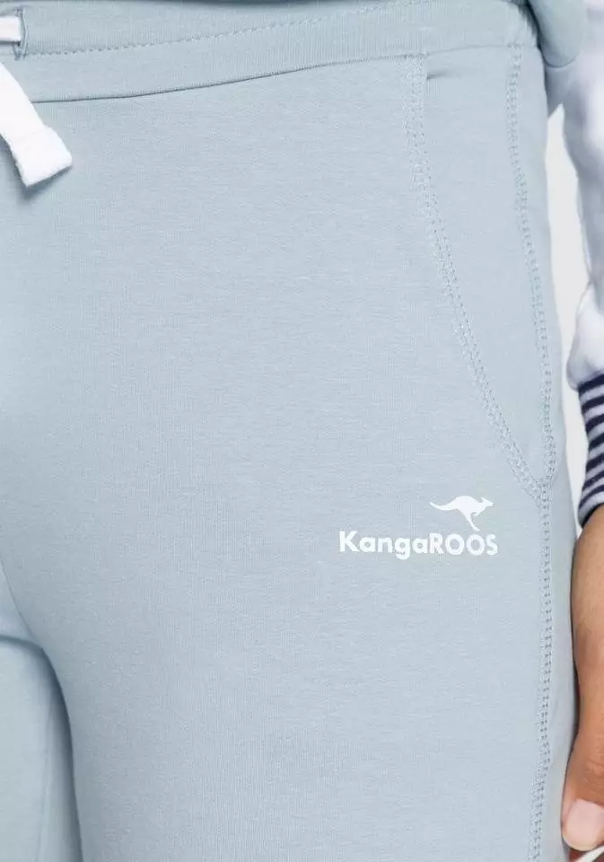 KangaROOS Jogginghose in 7/8-Länge mit Logo-Druck - NEUE KOLLEKTION Graublau, Schwarz, Marine 3 KangaROOS Jogginghose in 7/8-Länge mit Logo-Druck - NEUE KOLLEKTION Graublau, Schwarz, Marine – Bild 3