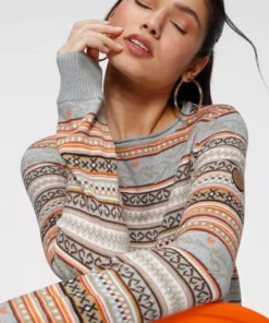 KangaROOS Rundhalspullover im Jaquard-Feinstrick Bunt, Natur-braun -KangaROOS Verkaufsladen ffe7e4ac 5b1b 5bc3 9847 cfcbbff84760